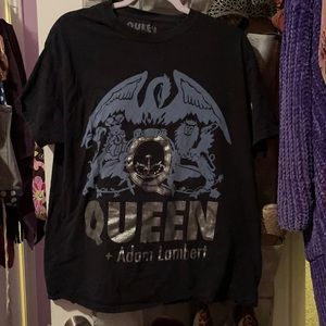 Band T-shirt, Queen + Adam Lambert
